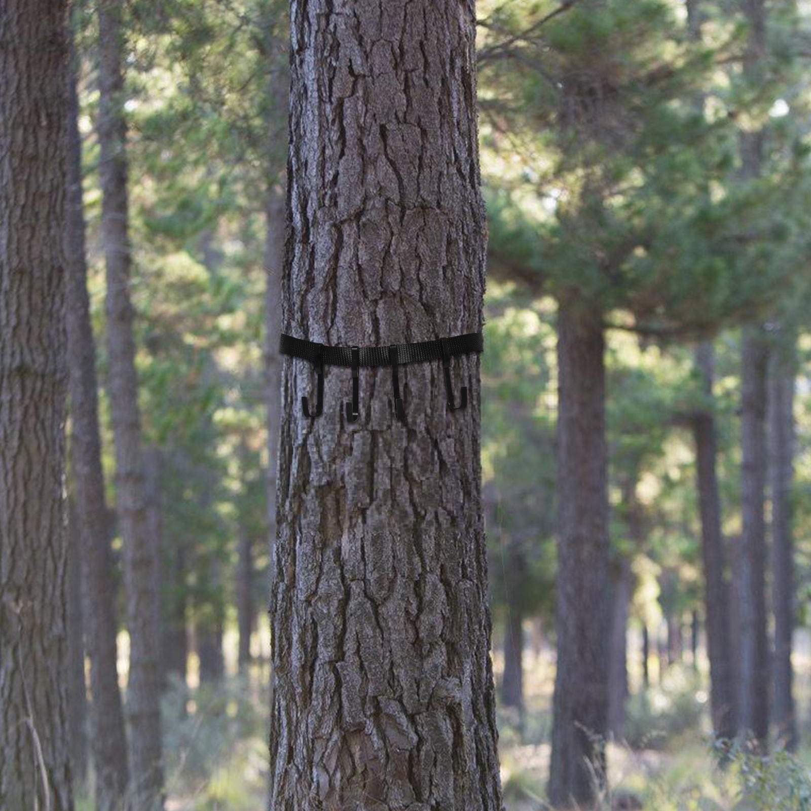 FOMIYES 1 Set of Tree Stand Strap Hooks Metal for Outdoor Activities Hunting and Camping