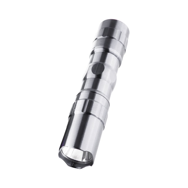 Riforla LED Mini Waterproof Ultra Bright Flashlight Torch Camping Hiking Flashlight Silver