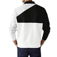 thumbnail image 4 of Men's Casual Flip Collar Big Size Polo Shirt, Loose Fit Top for Comfort Wear, Daily Errands and Relaxed Style,Black,L, 4 of 4