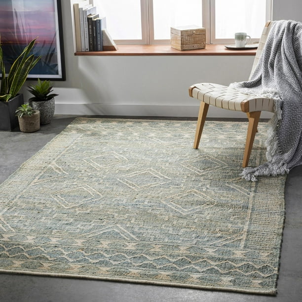 Mark&Day Area Rugs, 5x7 Bankert Bohemian Sage Area Rug (5' x 7'6