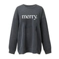 thumbnail image 4 of Chandails de Noël pour Femmes, Mode Décontractée Manches Longues Col Rond Sweatshirts Imprimés Pull Sans Capuche Ample Sweatshirts Haut, Cadeaux de Noël (Taille: S), 4 of 4