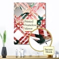 thumbnail image 3 of Designart "Green Butterfly Harmony" Butterfly Oversized Wall Mirror - Modern Animals Entryway Big Wall Mirror - Multiple Color Options, 3 of 6