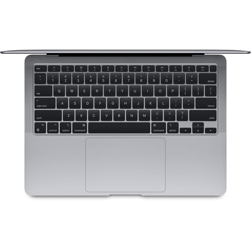 Apple 13.3" MacBook Air Apple M1 Chip 8-Core CPU 7-Core GPU 8GB RAM 256GB SSD British Language Keyboard - Space Gray Good