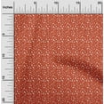 thumbnail image 2 of oneOone Viscose Chiffon Red Fabric Floral Fabric For Sewing Printed Craft Fabric By The Yard 42 Inch Wide, 2 of 5