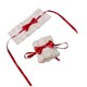 thumbnail image 4 of Maid Accessories Ruffled Bowknot Bracelet Lolita Hand Muñequeras para accesorios, Halloween, disfraz, vestido , boda Rojo Hugo Muñequeras Lolita, 4 of 9