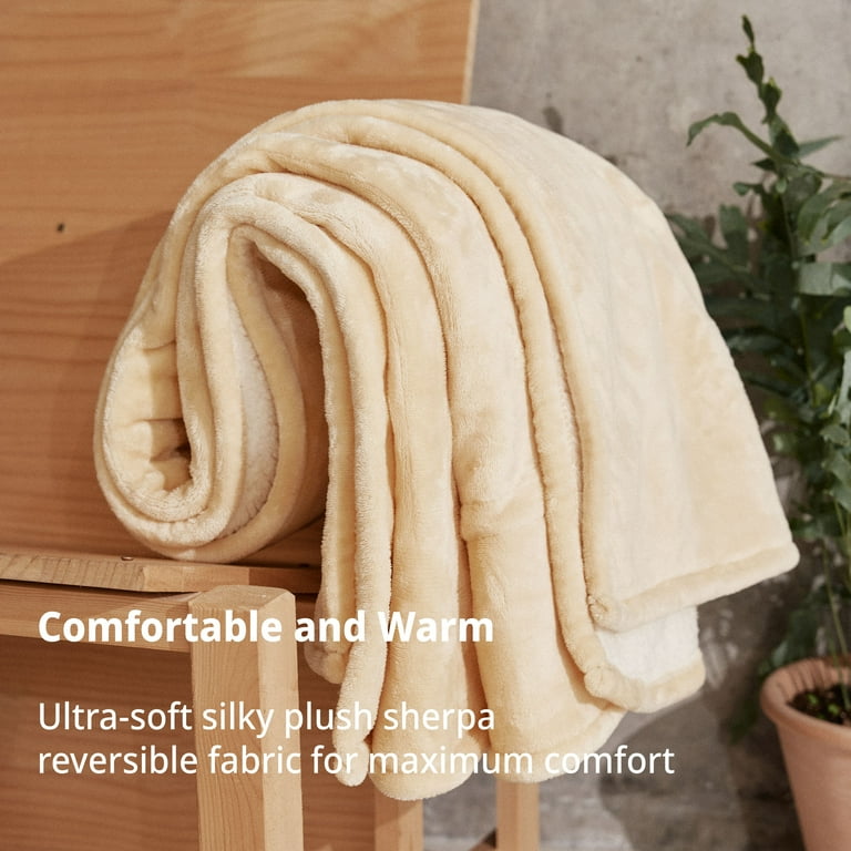 GOTCOZY Heated Blanket Electric Throw 50''X60'' with 4 Heating