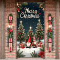 thumbnail image 6 of Colorful Snowman Banner Cheerful Christmas Decorations Fun Party Backdrop Family Gathering Holiday Event, 6 of 9
