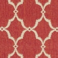 thumbnail image 5 of SAFAVIEH Beach House Nick Indoor/Outdoor Runner Rug Red/Cream, 2' x 8', 5 of 6