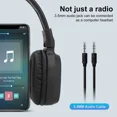 thumbnail image 5 of YANI -Wireless FM Radio Headset Stereo Super Bass Foldable Over-Ear Headphones Walkman, 5 of 6