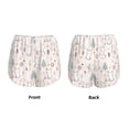 thumbnail image 5 of Lsque Rabbit Forest Printed Women's Running Shorts with Liner Pockets,Elastic Quick Dry Workout Athletic Gym Yoga Shorts,Womens High Waist Shorts-XX-Large, 5 of 9