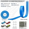 thumbnail image 3 of Pista flexible HGEVFL de 15.75 pies para niños con 4 carros de carreras y accesorios, 3 of 4