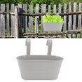 thumbnail image 4 of Hanging Flower Planter Iron Bucket Flower Pot Holder For Garden Decor, 4 of 8