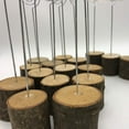 thumbnail image 4 of Charming Real Wood Card Display Stands, Anodized Aluminum for Durability, Suitable for Place Cards and Business Cards, Adds Rustic Atmosphere to Your Special Occasion (Set of 20), 4 of 7