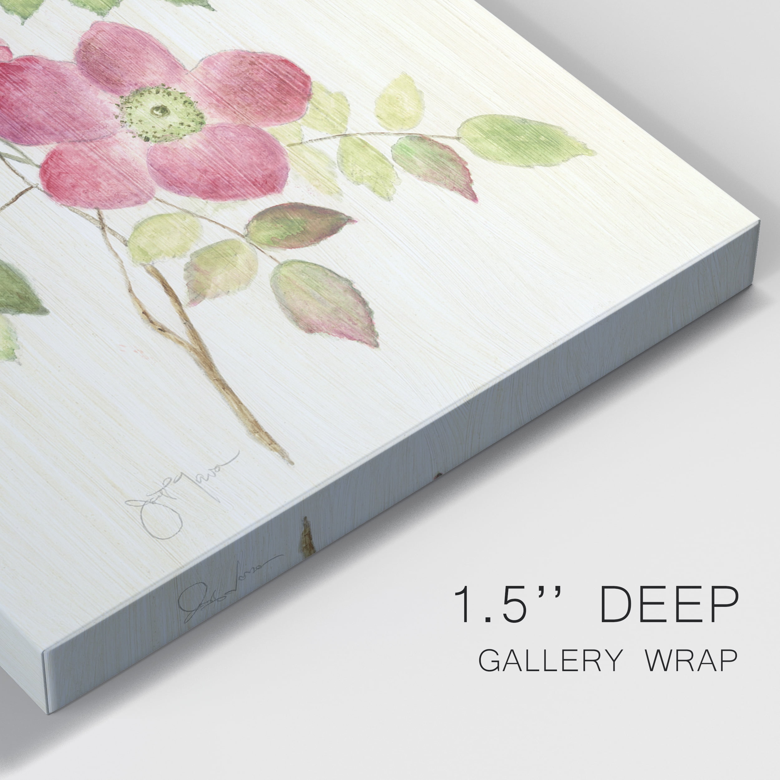 Dusty Rose I Premium Gallery Wrapped Canvas - Ready to Hang - 32 x 48