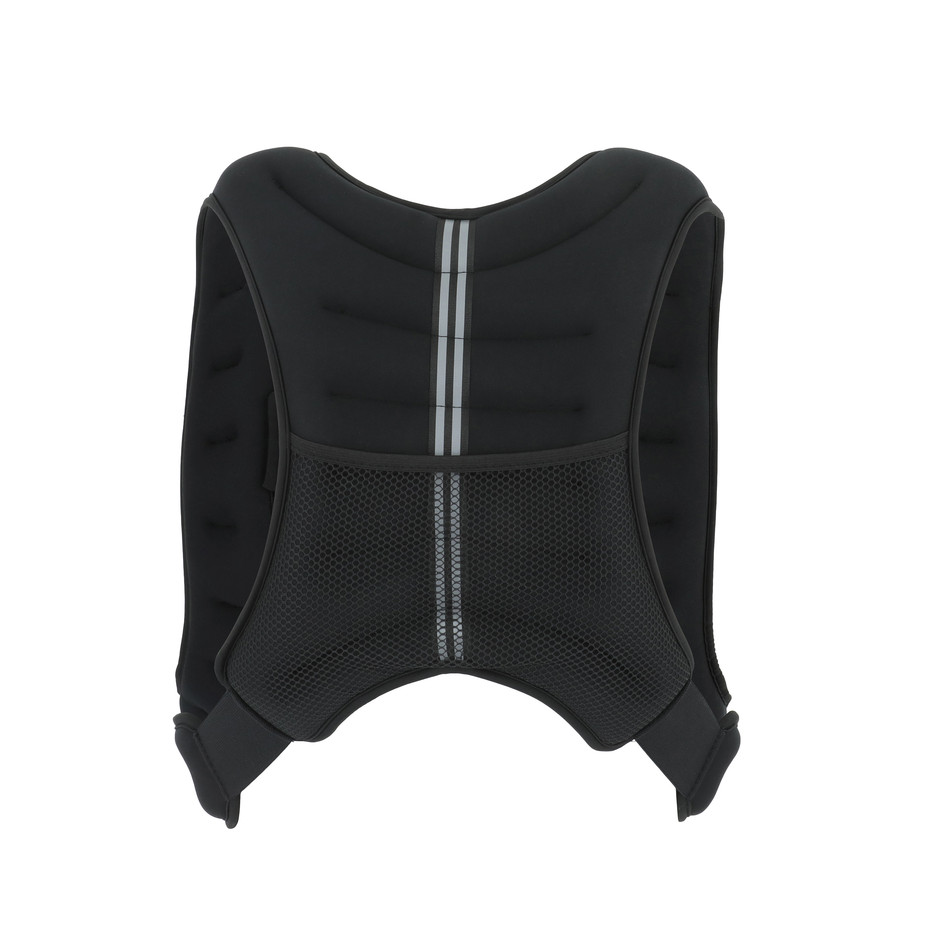 Weighted Vest, 15lb Workout Weight Vest with Reflective Stripe for Strength Training, Running, Weightlifting, Fitness, Muscle Building, and Weight Loss, Soft, Slim Design with Weights Included