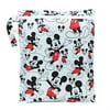 Bumkins Disney Mickey Mouse Waterproof Wet Bag, Washable, Reusable for Travel, Beach, Pool, Stroller, Diapers, Dirty Gym Clothes, Wet Swimsuits, Toiletries, Electronics, Toys, 12x14