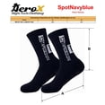 thumbnail image 4 of Medias de Tubo Medio SpotNavyblue 3Pares Azul Marino 6-12.5US TapeDesign Calcetines Tubo Medio Algodón., 4 of 6