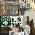 thumbnail image 5 of St. Patrick’s Day Pillow Covers 20x20 Inches Set of 4 St. Patrick''s Day Decorations Buffalo Check Pillow Covers for Irish Shamrock Holiday Sofa Couch Bedroom Home Decor, 5 of 6