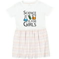 thumbnail image 3 of Inktastic Science is for Girls Girls Toddler Dress, 3 of 5