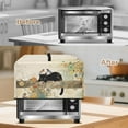 thumbnail image 5 of FOR U DESIGNS Cat Flower Tree Pattern Microwave Oven Dust Cover Stain Resistant Lid for Air Fryer Toaster Oven Dust-Proof Kitchen Appliance Covers, 18.25 x 14.5 x 11 inch-L, 5 of 8