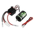 thumbnail image 2 of RC Motor cepillado 20T 27T 35T 45T Brush Motor RC Motor ESC Kit para RC Car Crawler Hugtrwg Para estrenar, 2 of 9