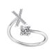 thumbnail image 1 of Teissuly Fashion Letter Ring Couples and Friends Ring Opening Adjustable Ring Teissuly WER202401225858, 1 of 1