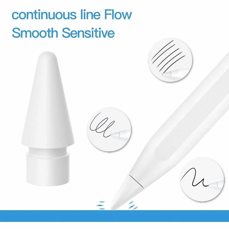 SIISLL Pencil Tips Replacement for Apple Pencil 1st 2nd Gen iPad