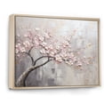 thumbnail image 2 of Designart "Blossom Tree Of Pink I" Floral Floater Framed Wall Art Print, 2 of 7