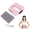 Pink, variant on 6-in-1 Percussion Massage Gun – Adjustable Speed, Portable & USB-C Rechargeable for Full Body Muscle Recovery