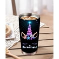 thumbnail image 5 of 20oz Galaxy Unicorn Tumbler-Stainless Steel Travel Mug With Lid And Straw (Galaxy Unicorn Tumbler ), 5 of 5