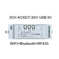 thumbnail image 2 of 2CH WiFi Smart Switch DIY Timer 7-32V 2.4G WiFi+RF433+BT Home Automation Module for Home IFTT, 2 of 8