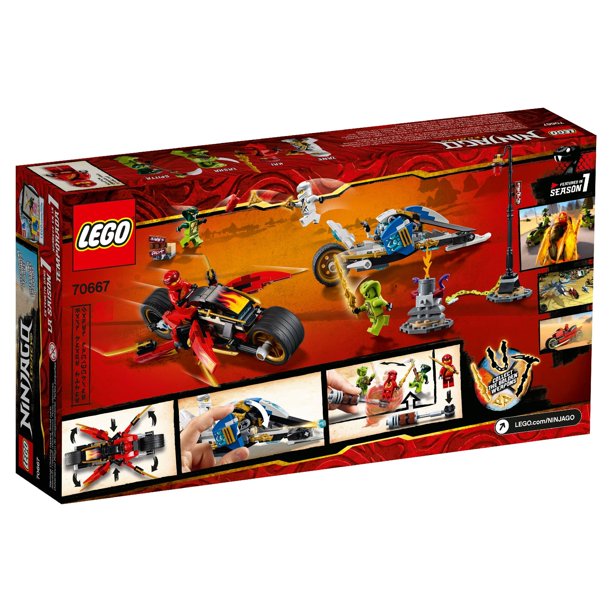 LEGO NINJAGO Legacy Kai?s Blade Cycle & Zane?s Snowmobile 70667