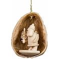 thumbnail image 1 of Alexander Taron 199-415 Dregeno Ornament - Nutshell with Santa, 1 of 1