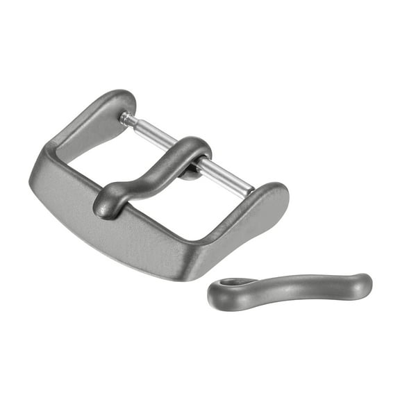 20mm Watch Band Replacement Buckle Stainless Steel Watch Strap Clasp Matte PVD Buckles with 2pcs Tongue, Bronze