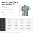 thumbnail image 5 of Honeii 's Tropical Leaves for men's short-sleeved button-up collared shirt featuring a pocket, perfect for beach vacations, and travel adventures., 5 of 5