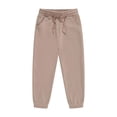 thumbnail image 4 of Szhihuiw Pants for Girls Fleece Lined Drawstring High Waisted Athletic Workout Joggers Casual Sweatpants with Pockets, 4 of 6