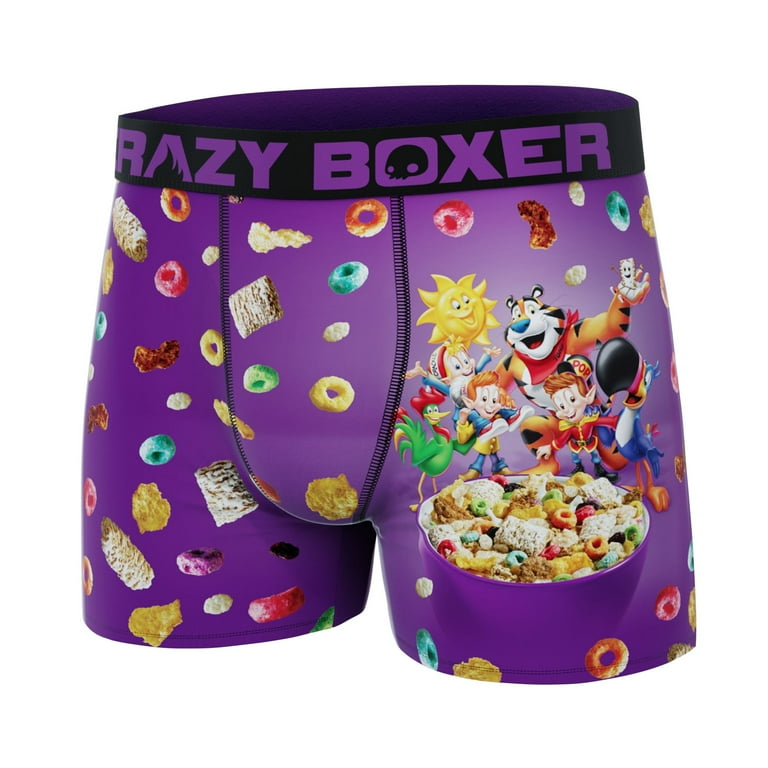 CRAZYBOXER Men's Underwear Kelloggs Resistant Lightweight Boxer