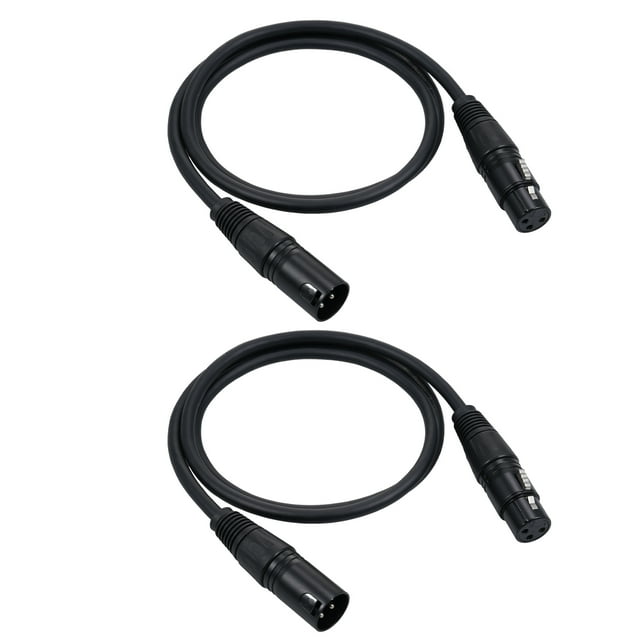 DMX512 Signal Cable Canon Cable/Microphone Cable/Microphone Cable XLR Cable Black