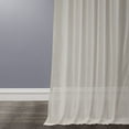 thumbnail image 6 of Gardenia Faux Linen Sheer Curtain (1 Panel), Gardenia, 50W X 108L, 6 of 6