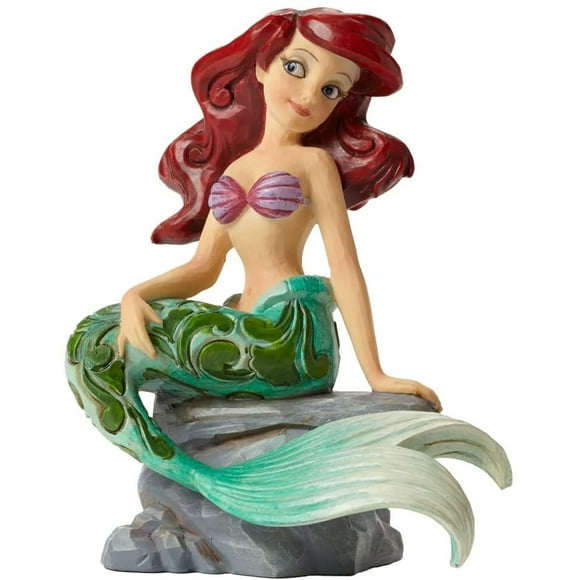 XICEN by Jim Shore “The Little Mermaid” Ariel Personality Pose Stone Resin Figurine, 4.2