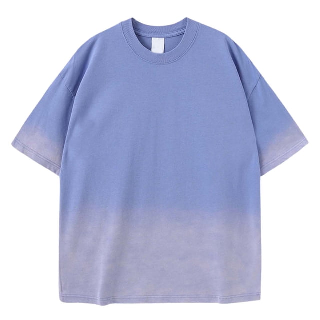 Men's Summer Tie - Dye Retro - Style Short - Sleeve T - Shirt