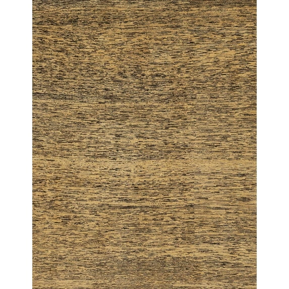 Ahgly Company Indoor Rectangle Abstract Gold Abstract Area Rugs, 8' x 10'