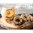 thumbnail image 3 of Taza de cerámica con forma de donut: la mejor taza para café, té, chocolate caliente y más taza de café divertida, regalo - Marrón, 3 of 5