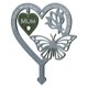 thumbnail image 4 of White 2 Placa conmemorativa con forma de corazón de mariposas, adorno para jardín, patio, letreros para el hogar al aire libre, estacas, decoración, manualidades conmemorativas, 4 of 5