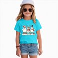 thumbnail image 2 of ORT Girl Boy Christmas Shirt Funny Xmas Graphic Tee Shirt Xmas Short Sleeve Holiday Tops, 2 of 6