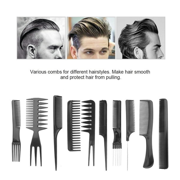 Peines de Barbero Resistente al Calor anti-ácido, Peinados de Peinado de Material de Alta, Amantes de la Belleza Terras de Salón de Belleza