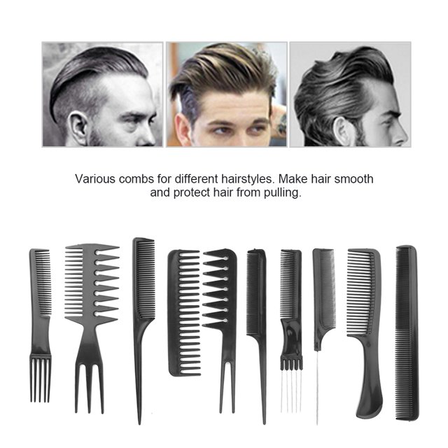 Peines de Barbero Resistente al Calor anti-ácido, Peinados de Peinado de Material de Alta, Amantes de la Belleza Terras de Salón de Belleza