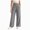 W108-Grey, variant on NOLDARES Girls Wide Leg Sweatpants Waist, Baggy Kids Pants, Loose Joggers, Pockets, Soft, Fall, Winter(W108-Black)