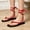 Red, variant on Womens Flat Sandals Rope Straps Weave Summer Beach Shoes Sandals For Women Lightweight Open Toe Casual Sandals Red US :8.5