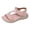 Pink, variant on Strappy Sandals for Women Thick Soft Sole Cushioned Athletic Walking Shoes Quick Drying Nonslip Casual Flat Beach Shoes Pink Size 6.5